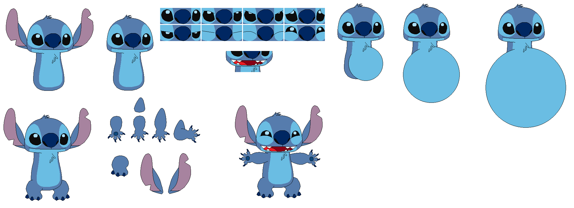 Stitch Character Builder by EricSonic18 on DeviantArt