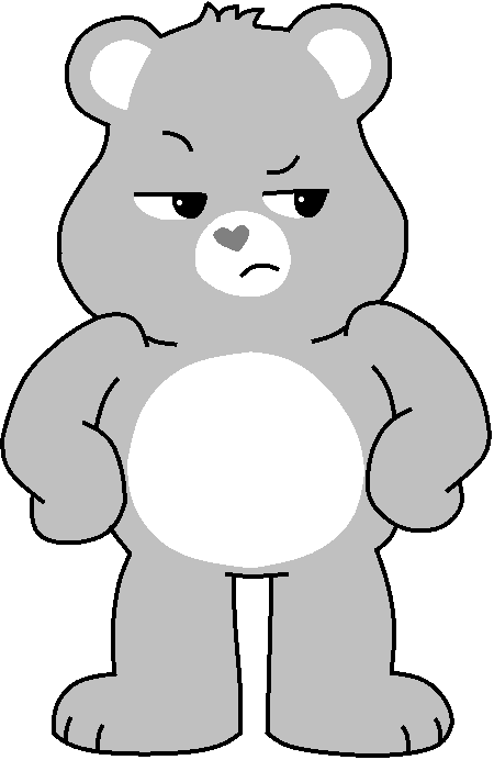 Black discount care bear
