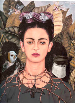 Self Portrait as Frida Kahlo
