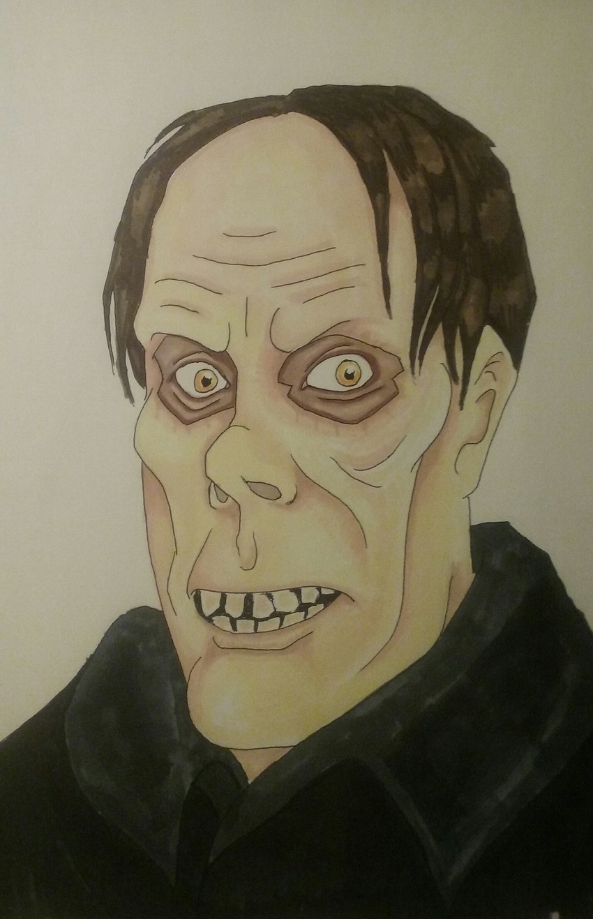 Lon Chaney in markers