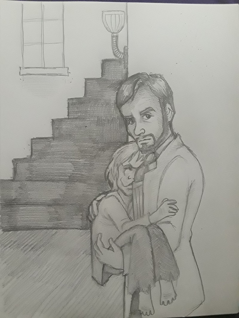David lynch child version illustration