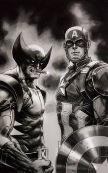 WOLVERIN and CAP