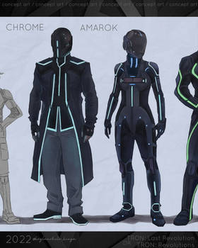 CHROME and AMAROK (oc) for TRON: Revolutions