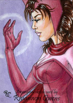 Scarlet Witch Sketch Card '09