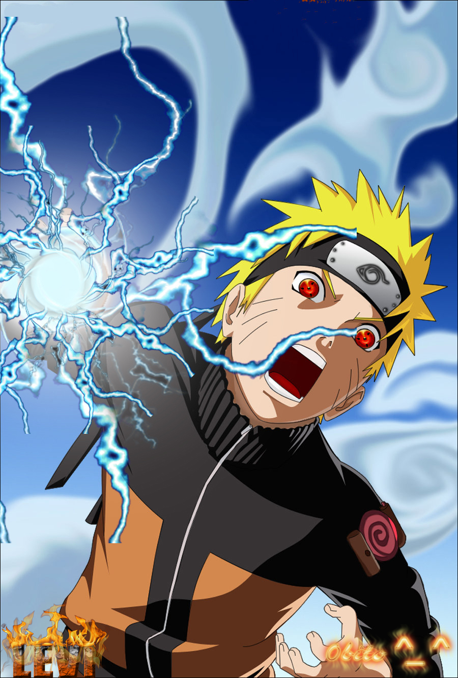 Naruto Rasenchidori Sharingan By Naruto 0bito On Deviantart