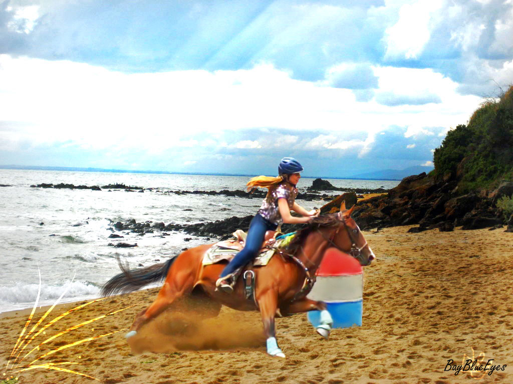 Beach Barrel Racing