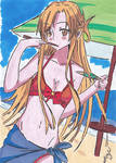 Asuna Yuki - Sexy Knight on the Beach ! by CaptainMisuzu