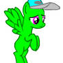 Pony Base 1: Sad Pegasus /w Hat