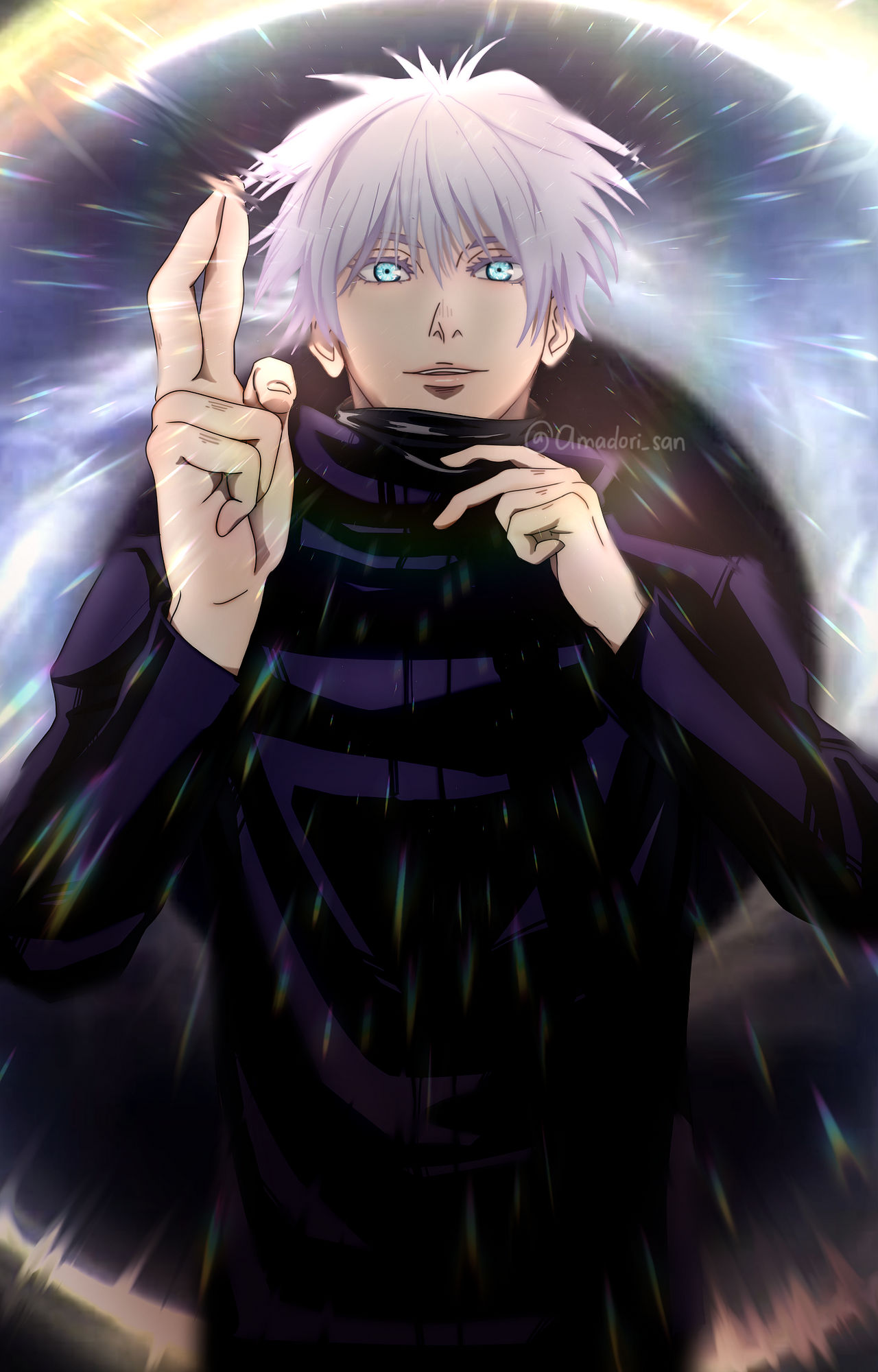 Gojo - ryoiki tenkai by Fushiguros on DeviantArt