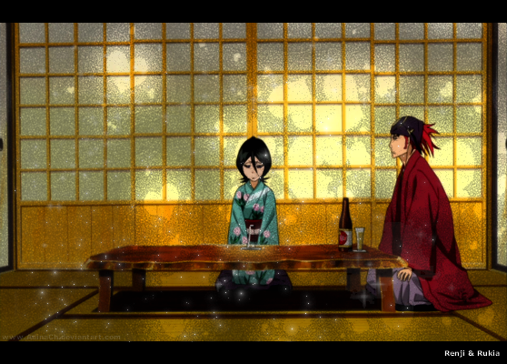 Renji and Rukia - One Day...