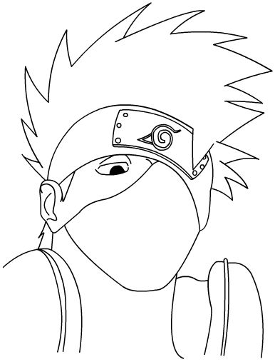 Kakashi Hatake Drawing  Cool drawings, Drawings, Sketches easy