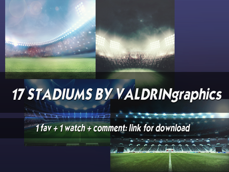 17 stadiums by valdringraphics