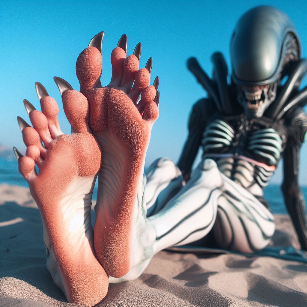 Alien Insect Feet xenomorph feet by FanartAi2099 on DeviantArt