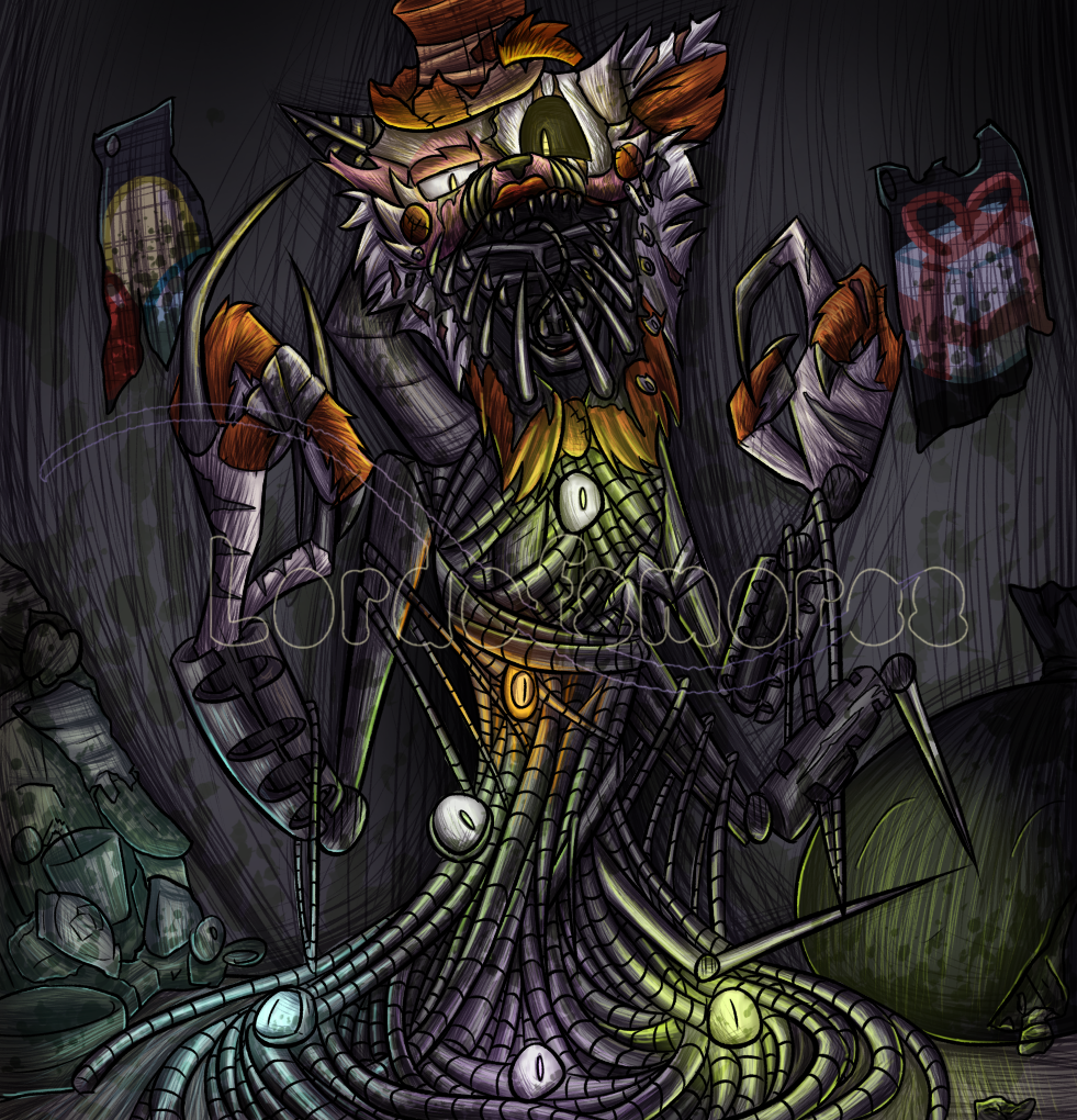 Molten Freddy:. Fan Art by JuliArt15 -- Fur Affinity [dot] net