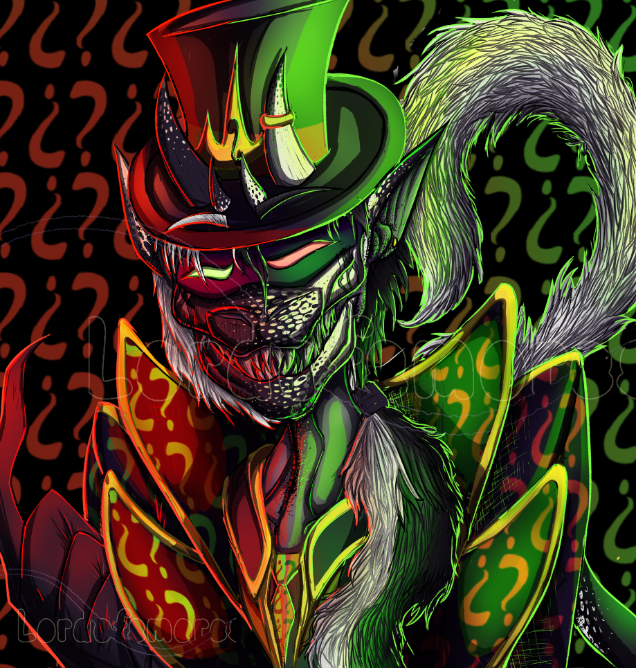 Ranboo as the Riddler by LordofSmores on DeviantArt