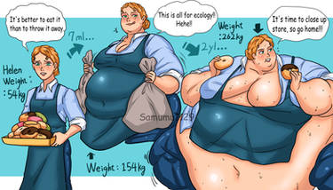 Helen's donut weight gain sequences!!