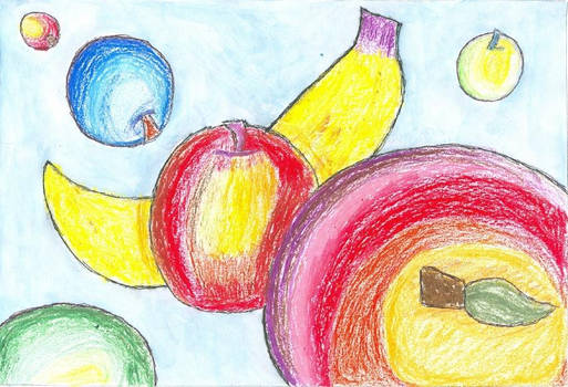 Colorful Fruit Mixed Media