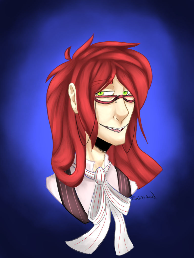 Grell Face Grell by ObsessedNebula on DeviantArt