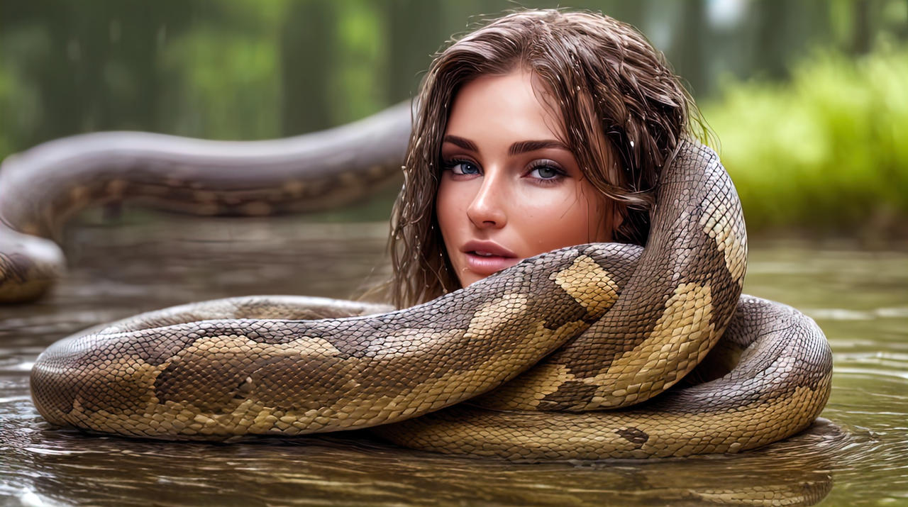 Snake Girl by PI-AI on DeviantArt