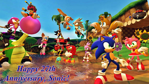 Happy 27th Anniversary, Sonic!