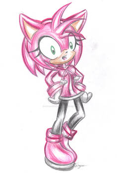 Amy:Winter Olympics outfit..