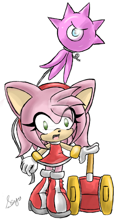 -Sonic Colours- Chibi Amy Rose :3