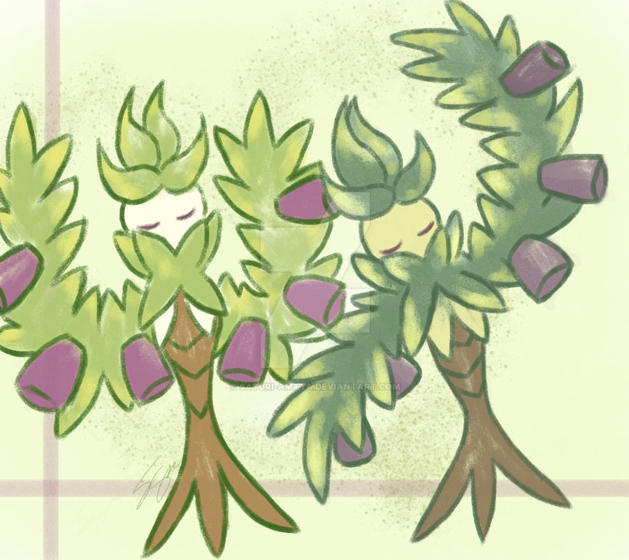 . Arboliva and Shiny Arboliva . by SayuriAmaya on DeviantArt