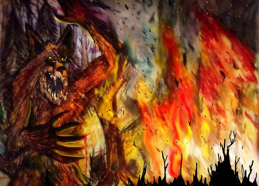 Werewolf Fire by Jamesbaack on DeviantArt