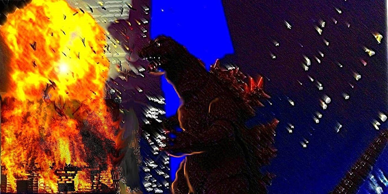 Birdzilla Rampage Godzilla on the Rampage by Jamesbaack on DeviantArt