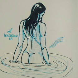Bodystudy Woman in the Water