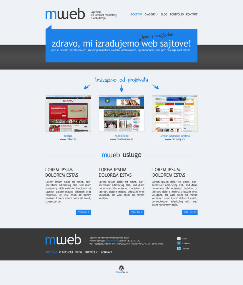 Website design for MWEB by MarkizDesign on DeviantArt