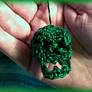 green-black skull