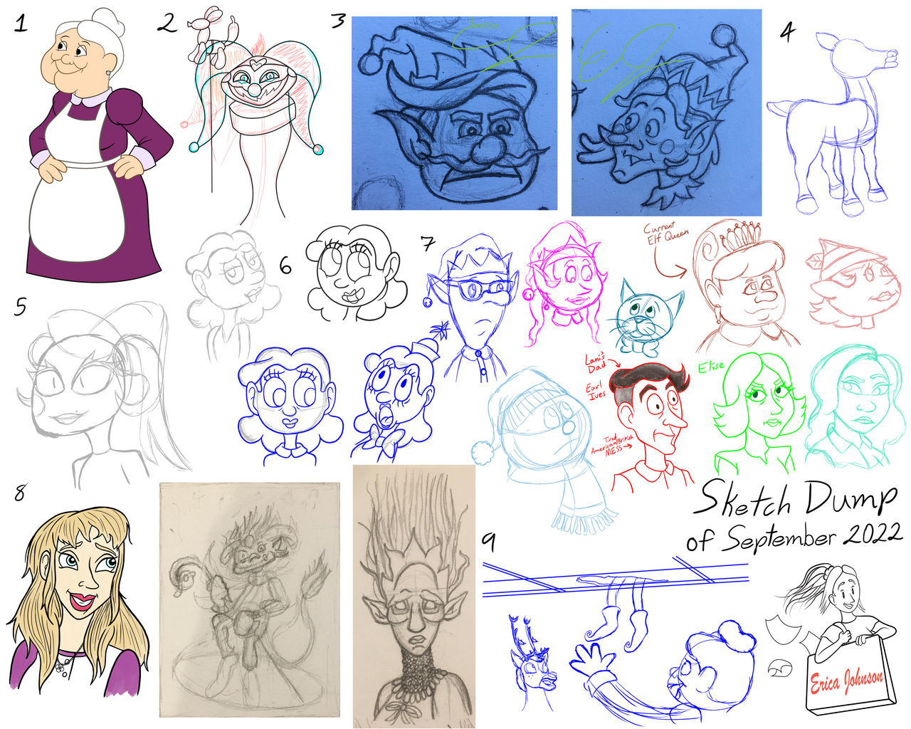 September202 Deviantart Sketch Dump of September 2022 by EricaPortfolio1998 on DeviantArt