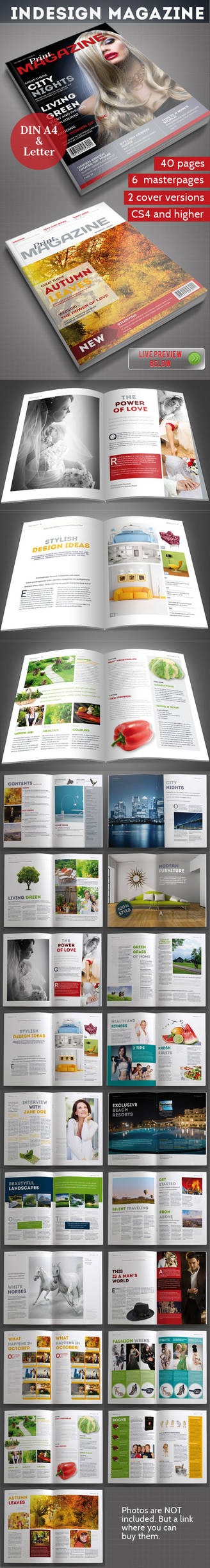 40 pages magazine