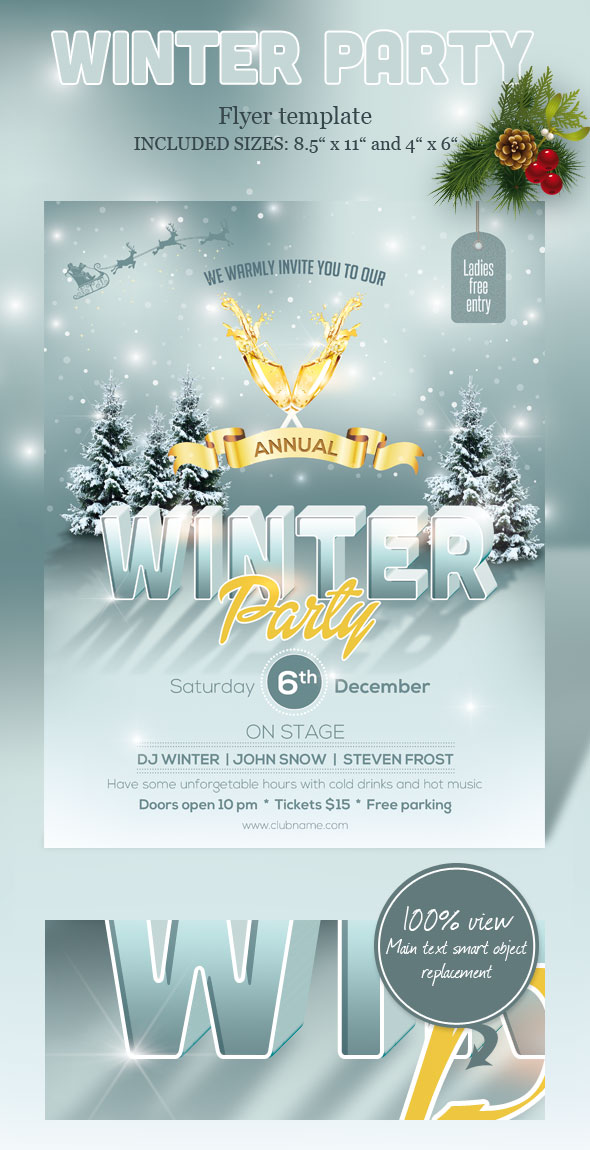 Winter Party Flyer