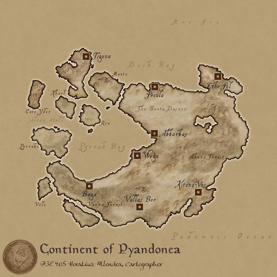 Continent of Pyandonea by hori873 on DeviantArt