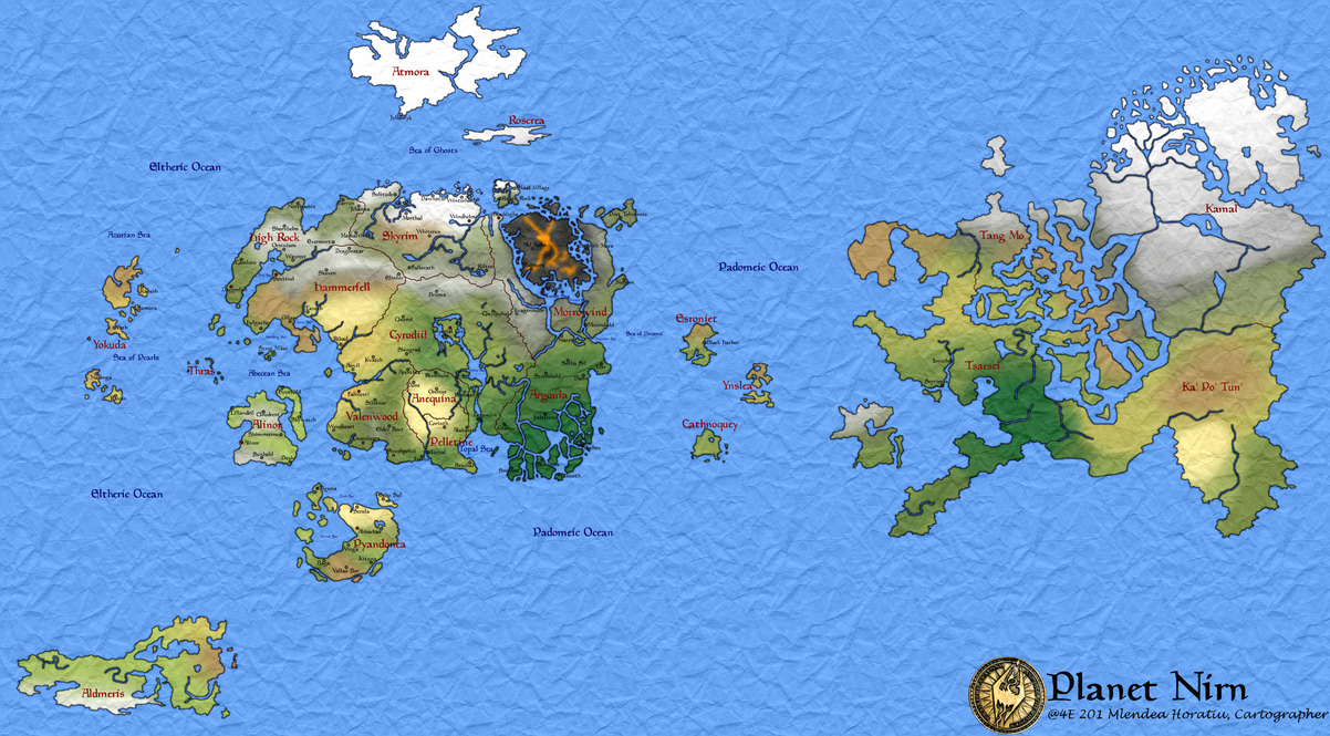 Planet Nirn - Geopolitical (v1) by hori873