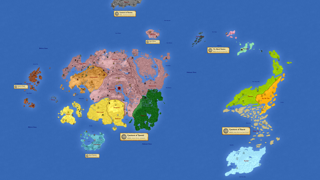 Planet Nirn - Realms by hori873