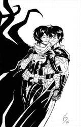 Black Bat and Red Robin