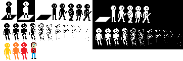 Monochrome Sprite Sheet