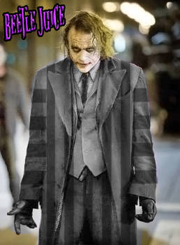 Heath Ledger is Beetle Juice