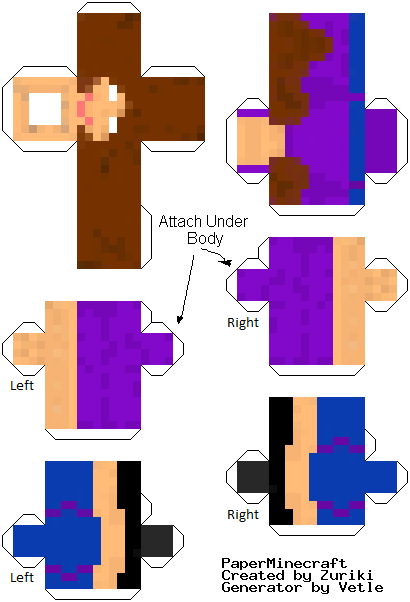 My Minecraft Skin Papercraft by Superjay14 on DeviantArt