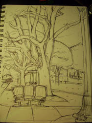 Location Sketch in Pen