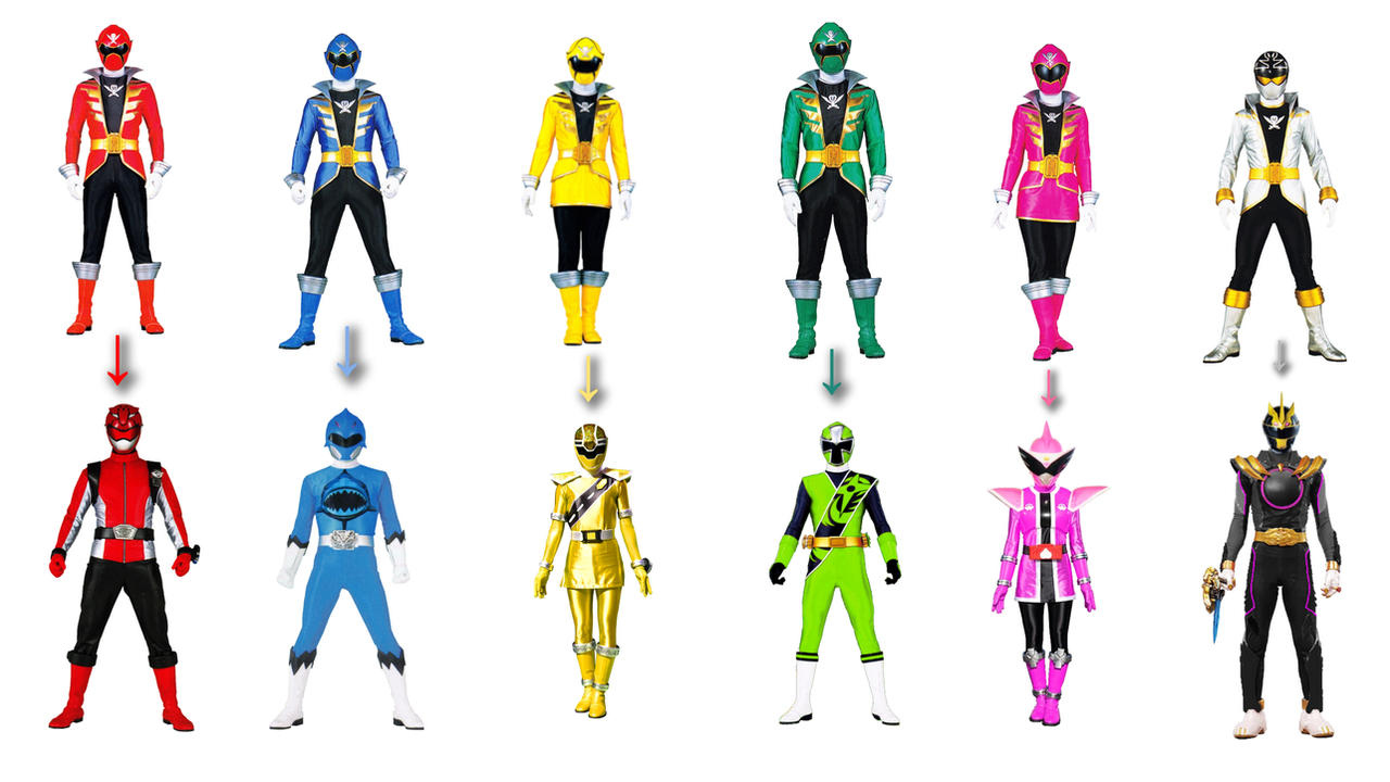 Sentai Rangers Deviantart Gokai changes new super Sentai rangers by dislucky01 on DeviantArt
