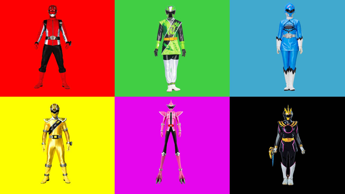 Super Sentai rangers and their favorite colors by dislucky01 on DeviantArt