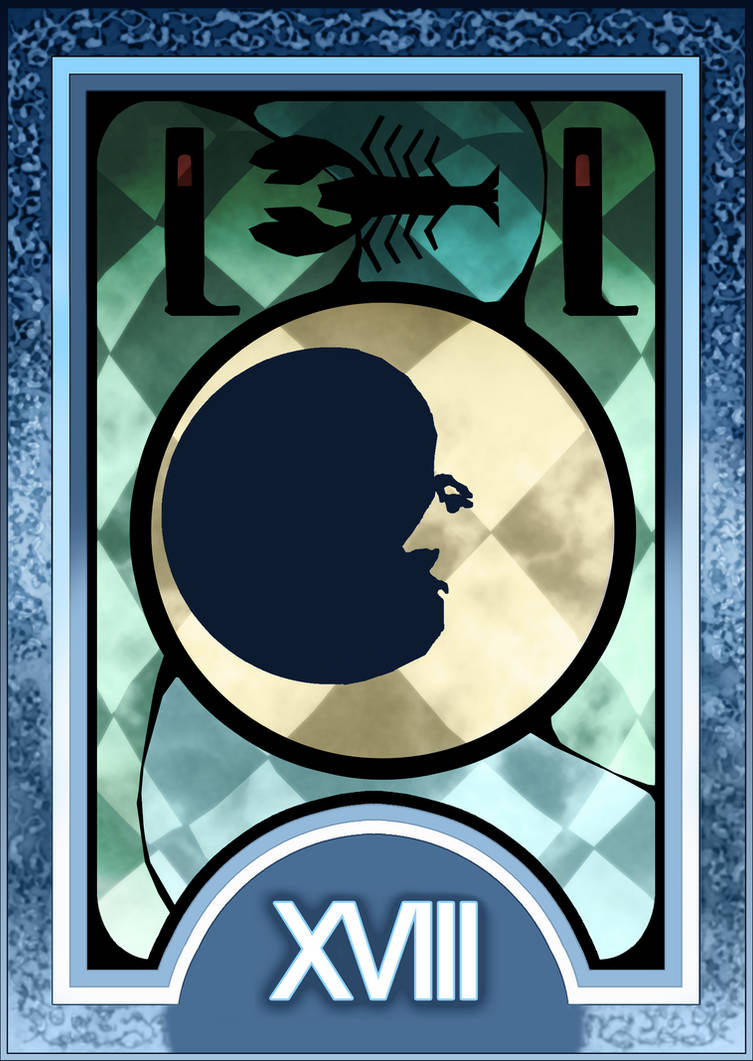 Persona 3/4 Tarot Card Deck HR The Moon Arcana by