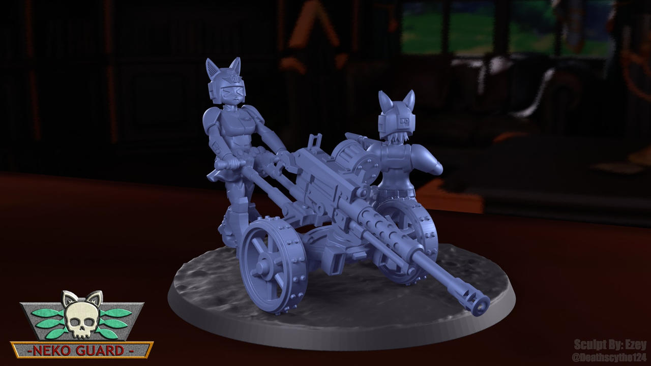 Neko Guard - Standard Infantry Kit 3D Print Model by deathscythe124