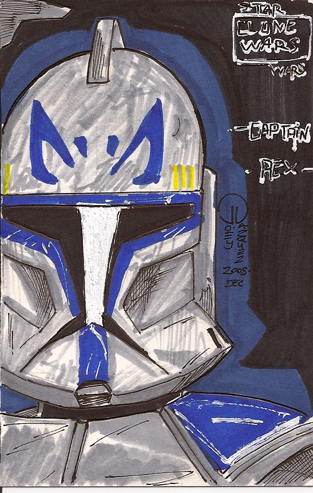 Captain Rex sketch card