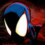 Black spidey head colored