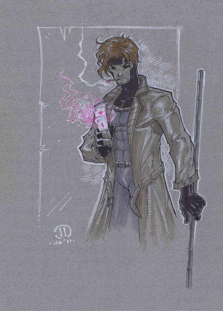 Gambit Big color paper by JoeyVazquez on DeviantArt